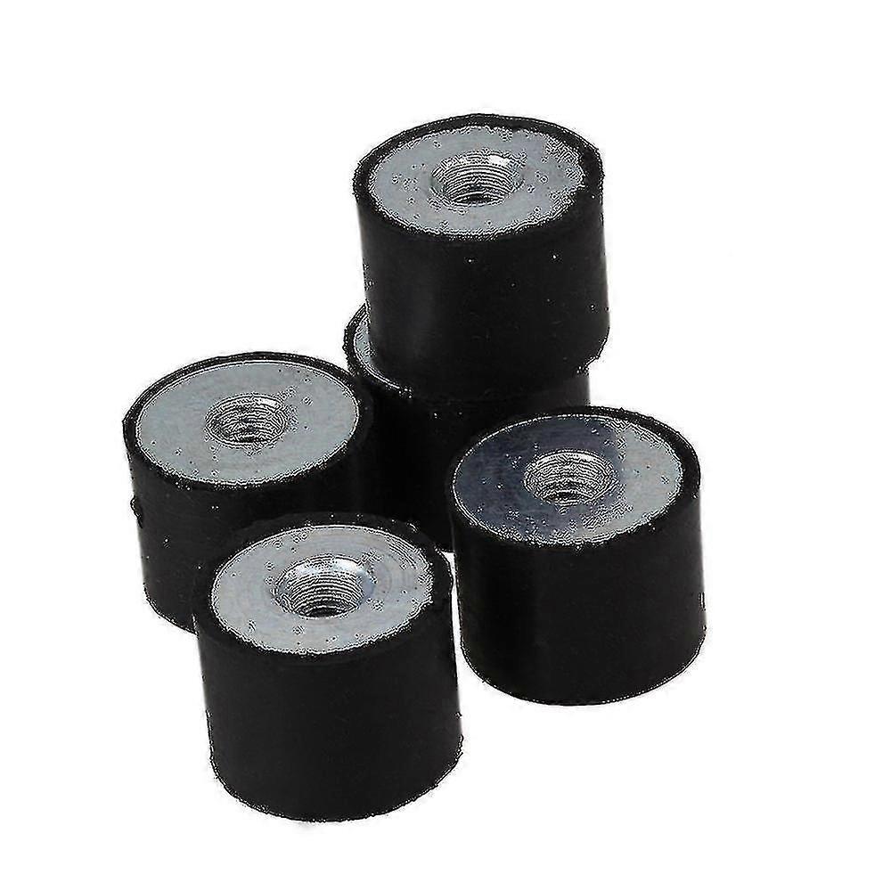 5 Stück Gummiisolator Mit Flachem Boden, M6, 20 X 15 Innengewinde, Ersatz