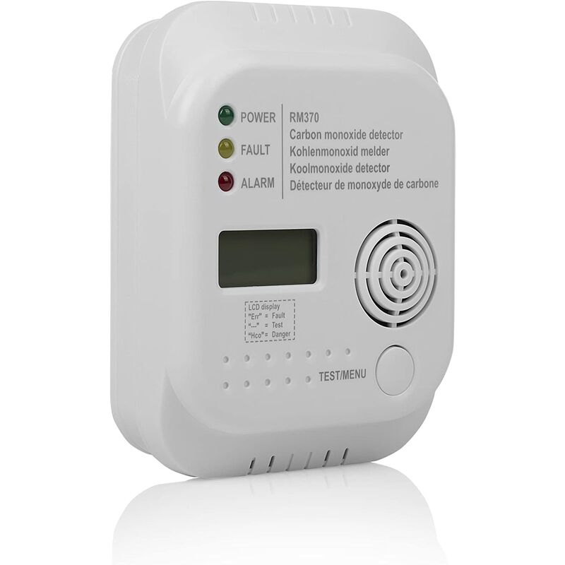 Kohlenmonoxidmelder, Intelligenter Kohlenmonoxidmelder Mit Lcd-display, Rm370 Kohlenmonoxidmelder