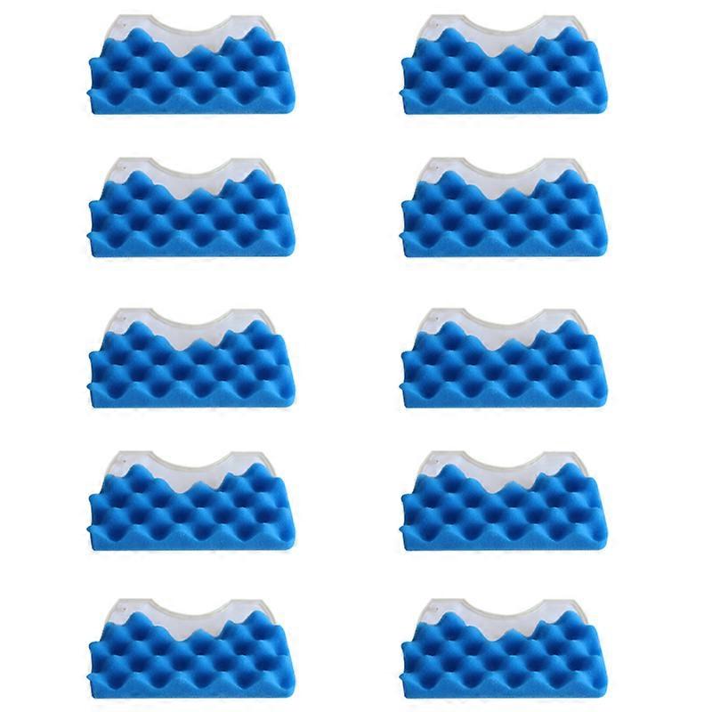 Packung Mit 10 Filtern Aus Blauem Schwamm Und Weißer Baumwolle Für Staubsauger Der Serie Dj97-01040c
