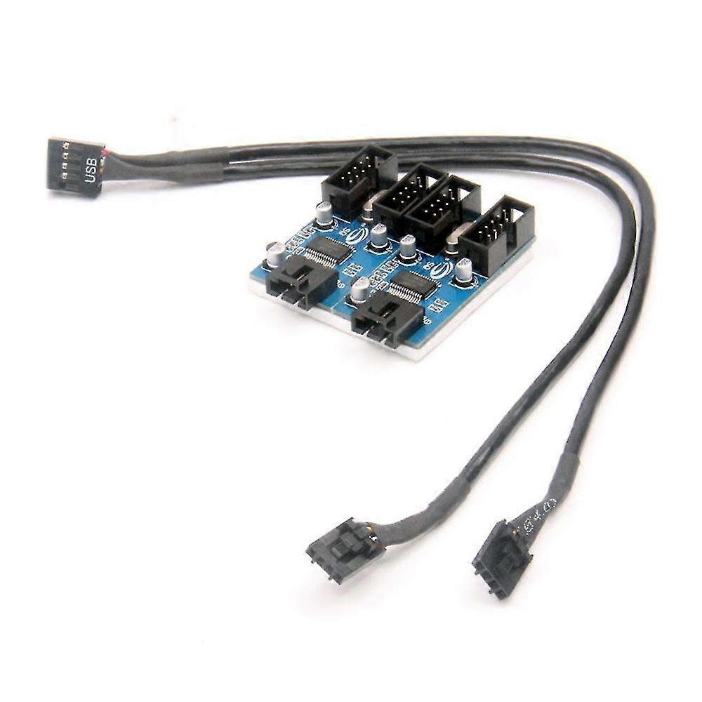 9-poliger Usb-header, Männlich, 1 Bis 4 Weiblich, Verlängerungskabel, Karte, Desktop, 9-poliger Usb-hub, Usb 2.0, 9-poliger Stecker