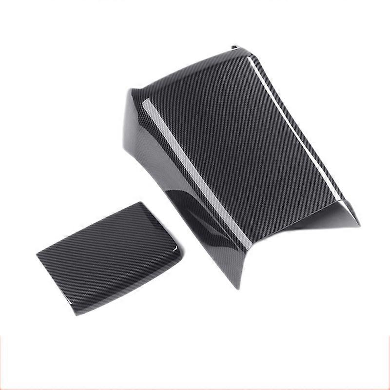 Carbon Fiber Auto Hinten Armlehne Box Flache Anti-kick Armlehne Panel Abdeckung Für 10th 2016-2019 Armlehne Bo