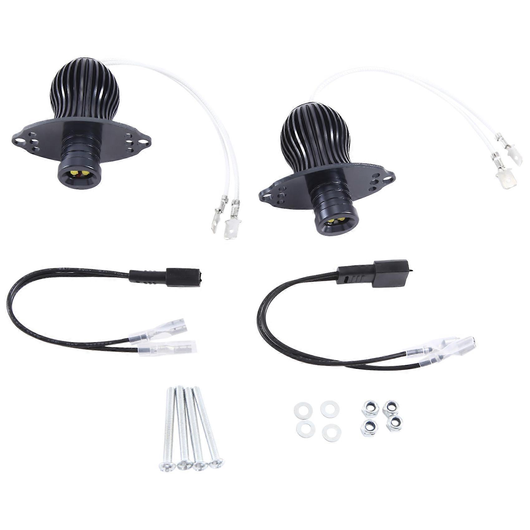 2 Stück Led-angel-eye-markierungslampen, 20 W, Xenon-weißes Hochleistungs-led-licht, Kompatibel Mit Bmw E90 3er-serie 2006–2008