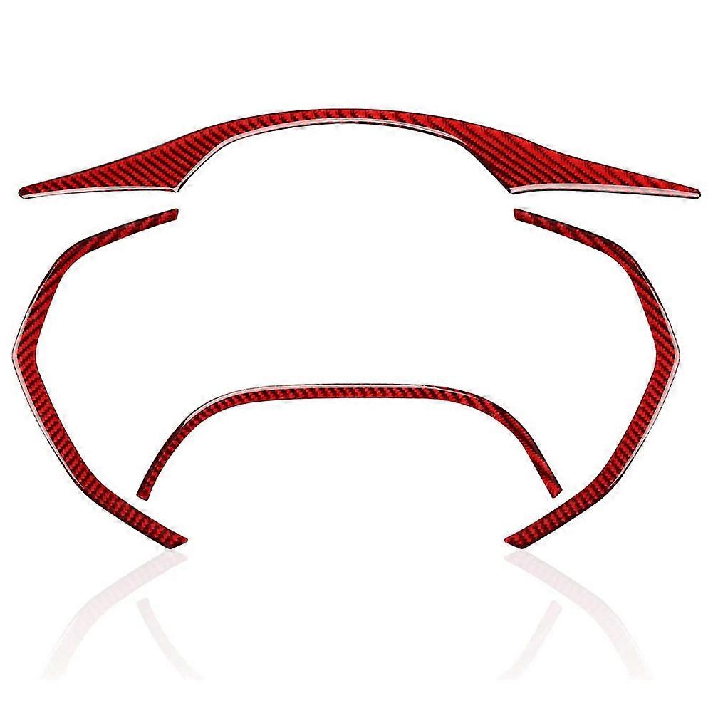 Armaturenbrett-tachometerverkleidungen, Rahmenaufkleber-set, Kohlefaser-aufkleber Für Corvette C7 2014–2019, Auto-inte