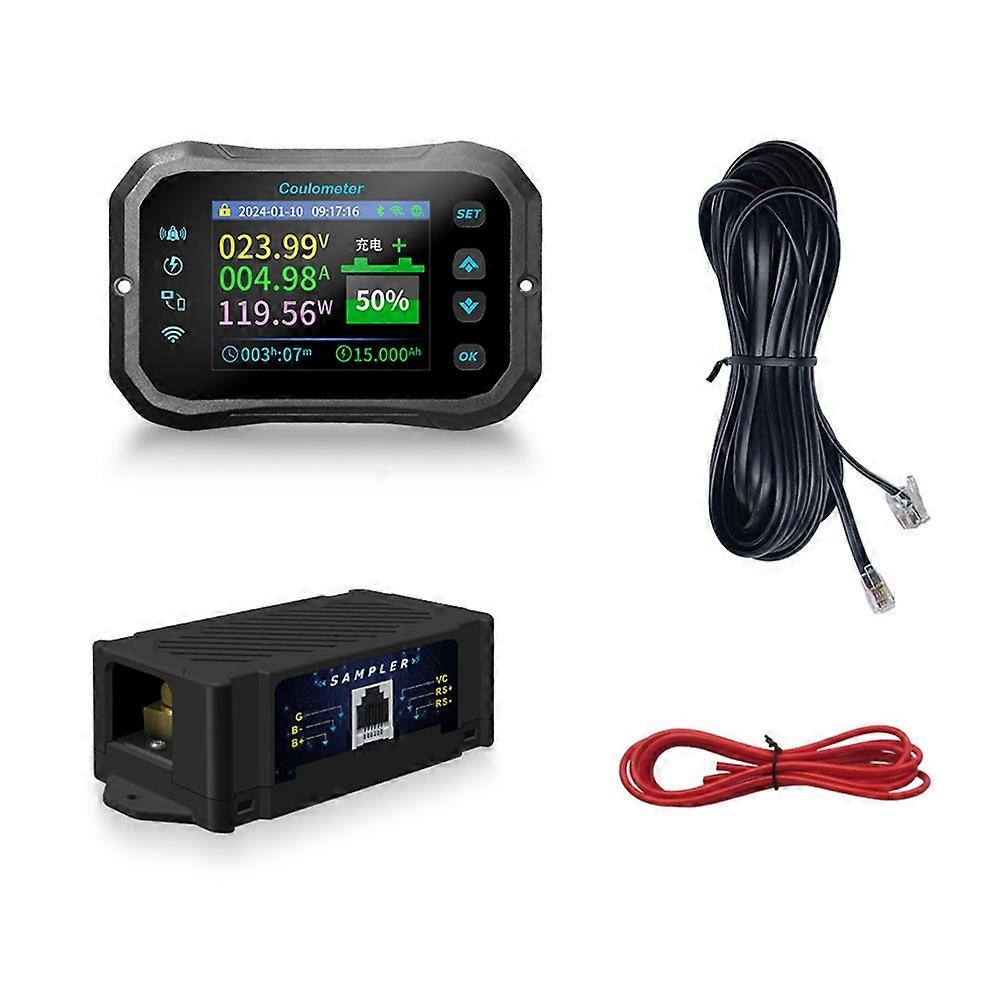 Wifi Coulomb Meter Rv Batterie Monitor Batterie Kapazität Anzeige Tester Power Volt-amperemeter Für Alle Batterien 0-100a