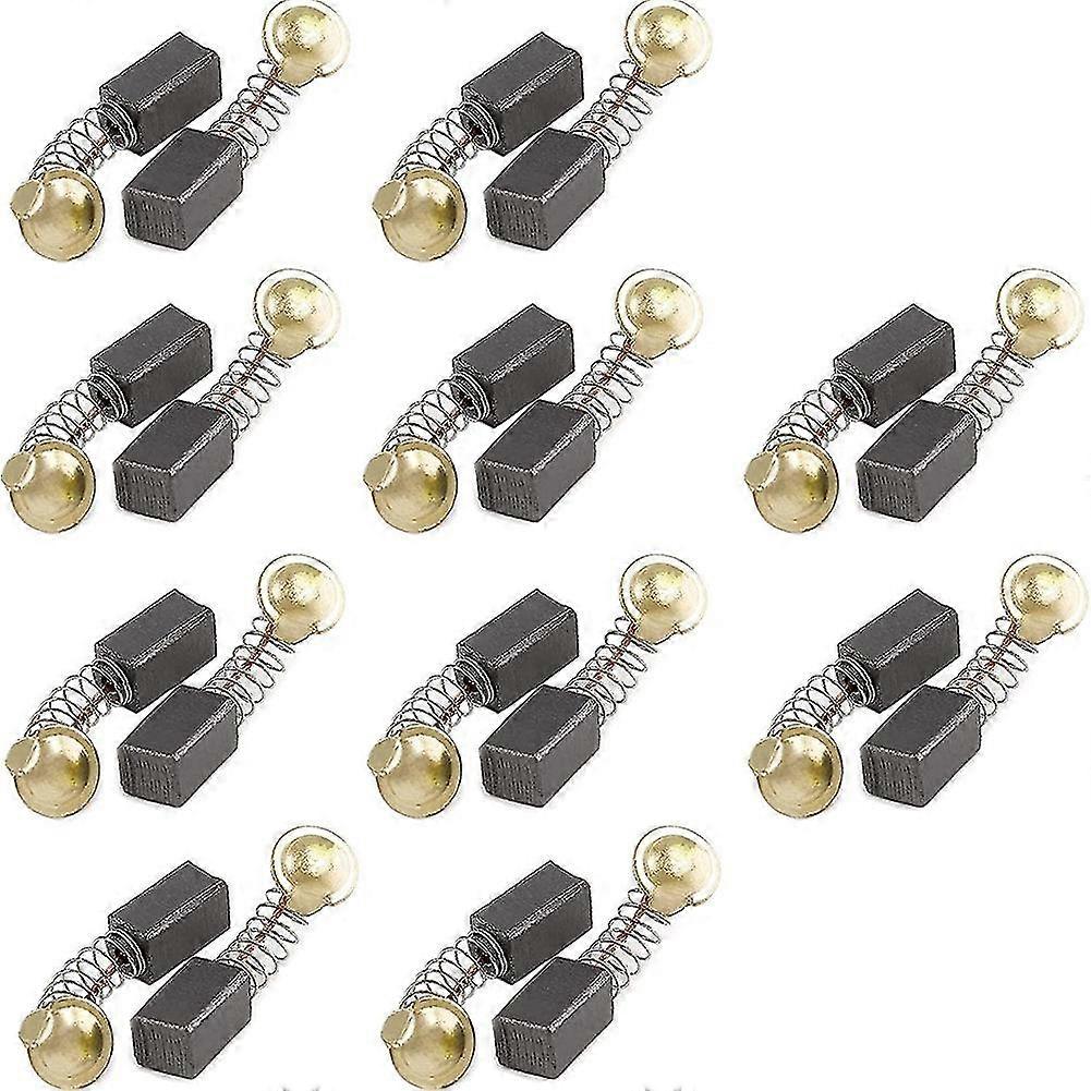 20 Stück 13 X 7,5 X 6,5 Mm Kohlebürsten Mit Federdrähten Motor Elektrische Kohlebürsten Ersatzwerkzeuge
