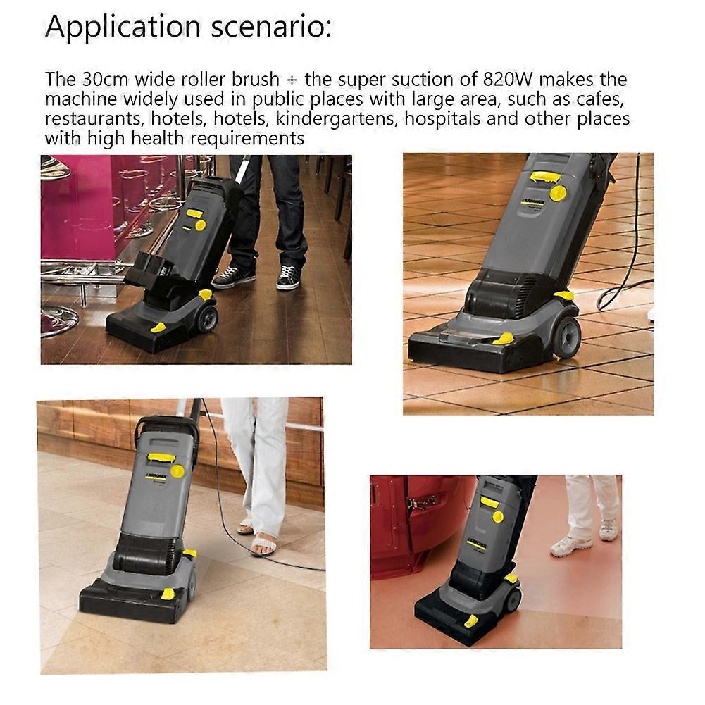 Saugrakel Und Rotierende Bürste Für Karcher Br30/4c Teppichreinigungsmaschine, Saugfähiger Rakel