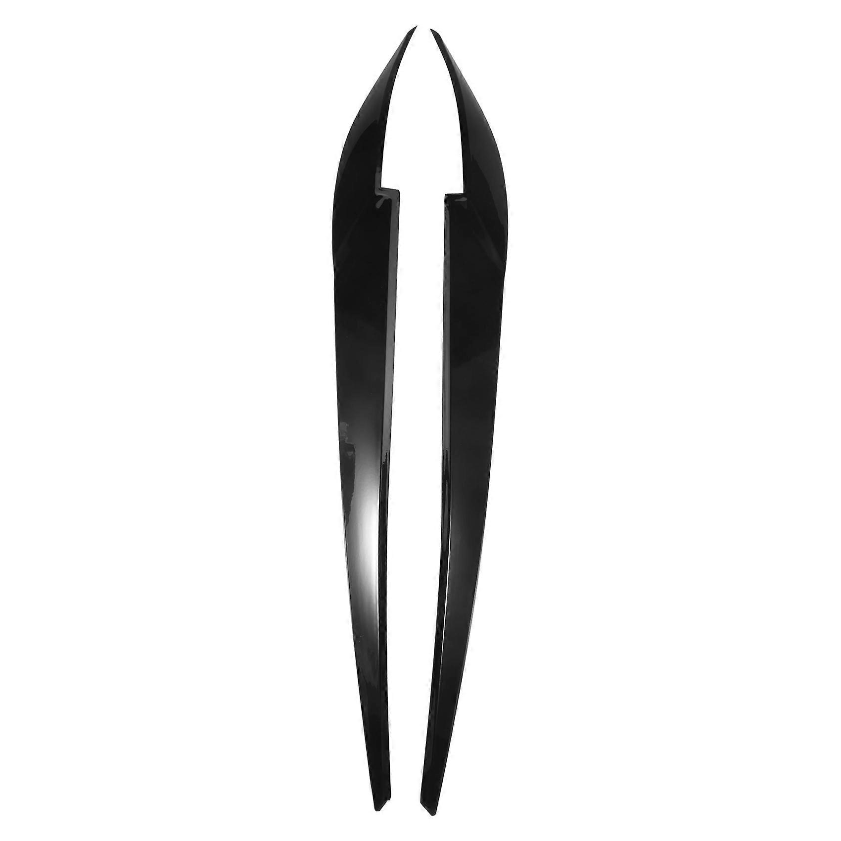Frontscheinwerferabdeckung Kopflicht Lampe Augenlid Augenbraue Abs Für X5 X6 F15 F16 2014-2018 Glanzschwarz