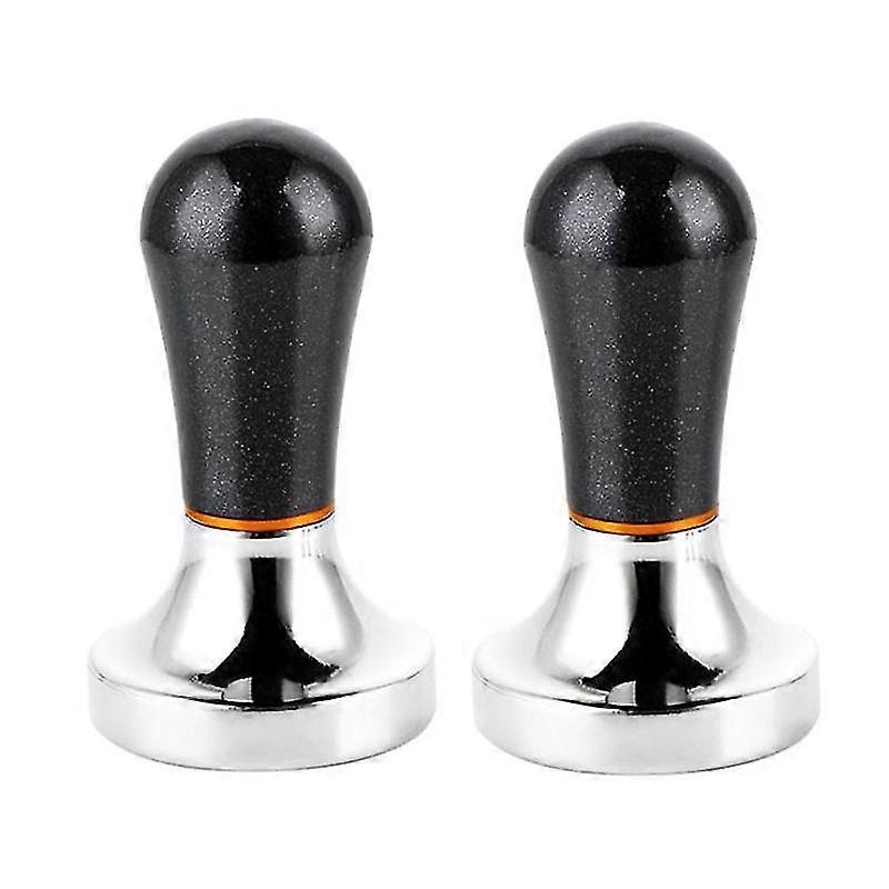 Praktischer Hand-kaffeestampfer Aus Aluminium, 57,5 ​​mm, Mit Griff Für Kaffeemaschine, 2er-pack