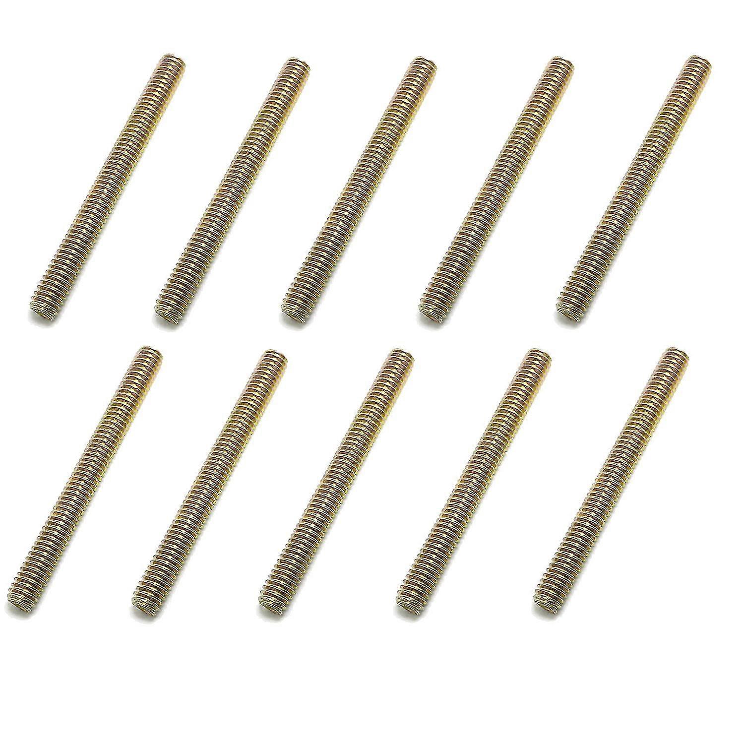 10-teilige Gewindestange, 5/16 Zoll – 18 Gewindegröße, 3 Zoll, Stahl, Rechtsgewinde