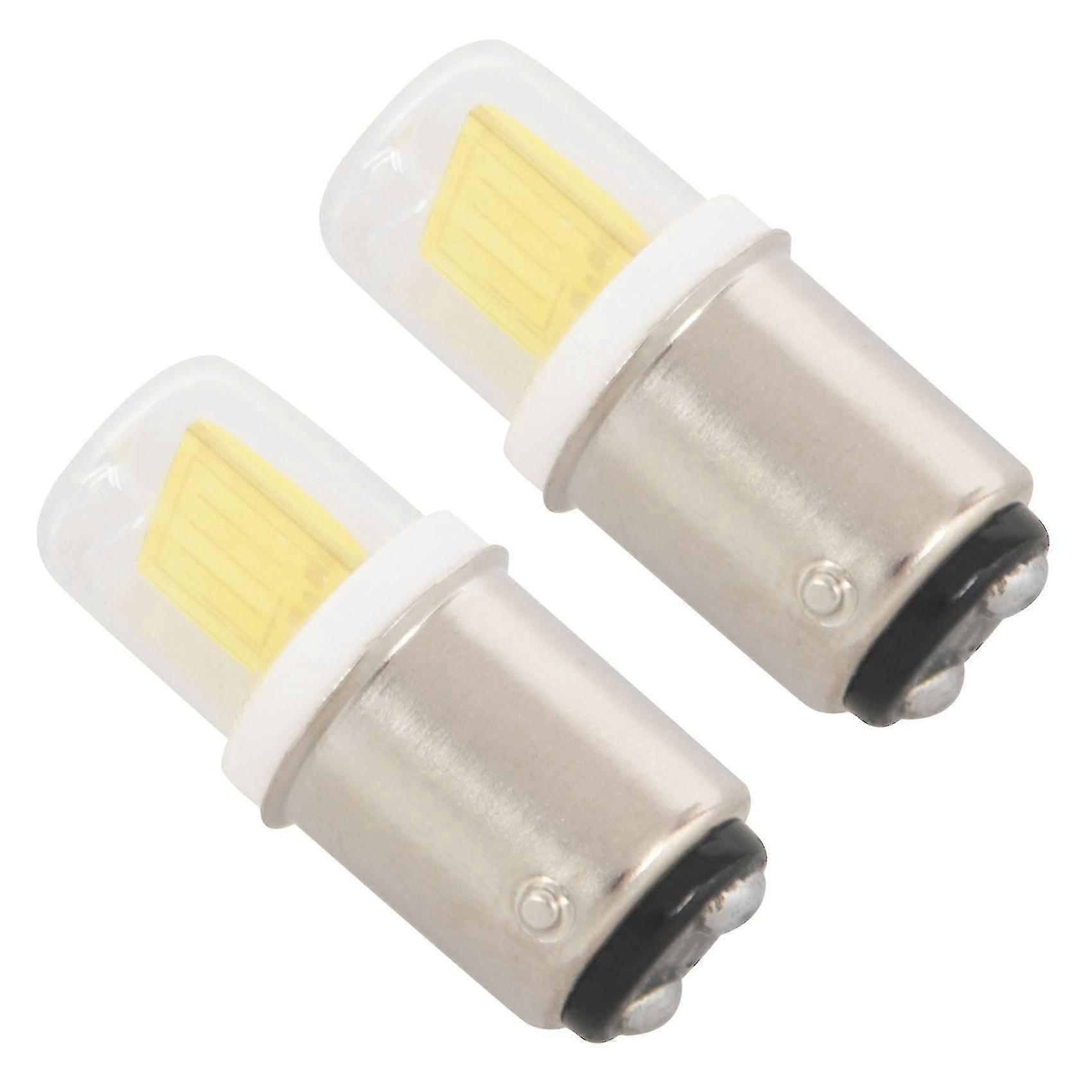 2x Ba15d Ampoule Led 3w 110v 220v Ac Non-dimming 300 Lumen Cob 1511 Led Lampe Blanc Pour Chandeli