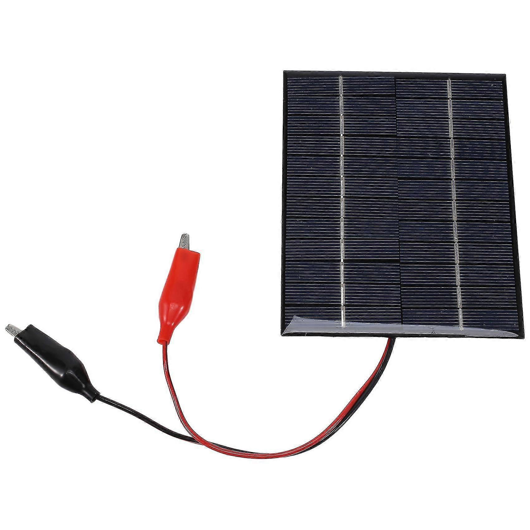 Wasserdichtes Solarpanel, 5 W, 12 V, Für Den Außenbereich, Diy-solarzellen, Ladegerät, Polysilizium-epoxidplatten, 136 X 110 Mm