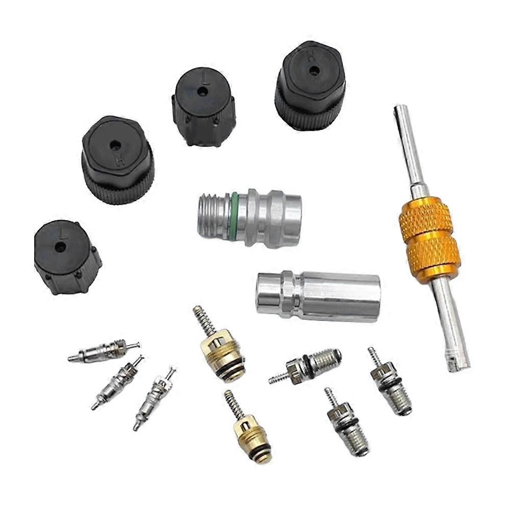 R134a Auto-a/c-kernventile, Auto-klimaanlagen-sortiment-set, Hochdruck-seiten-a/c-serviceventile Für R12, R22, R134