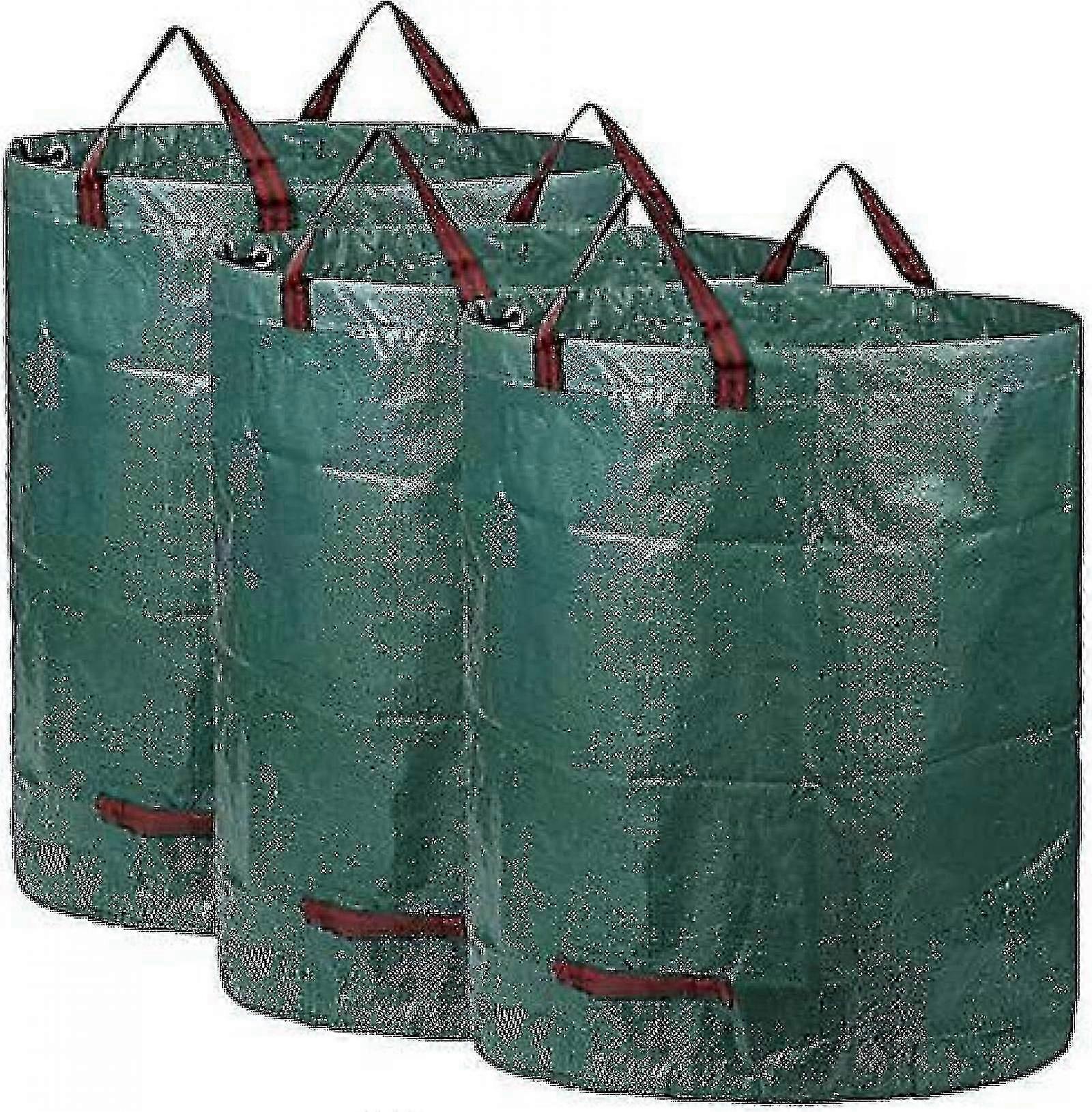 3 X 300 L Gartenabfallsäcke, Großer Wasserdichter Mülleimer, Robuste Müllsäcke