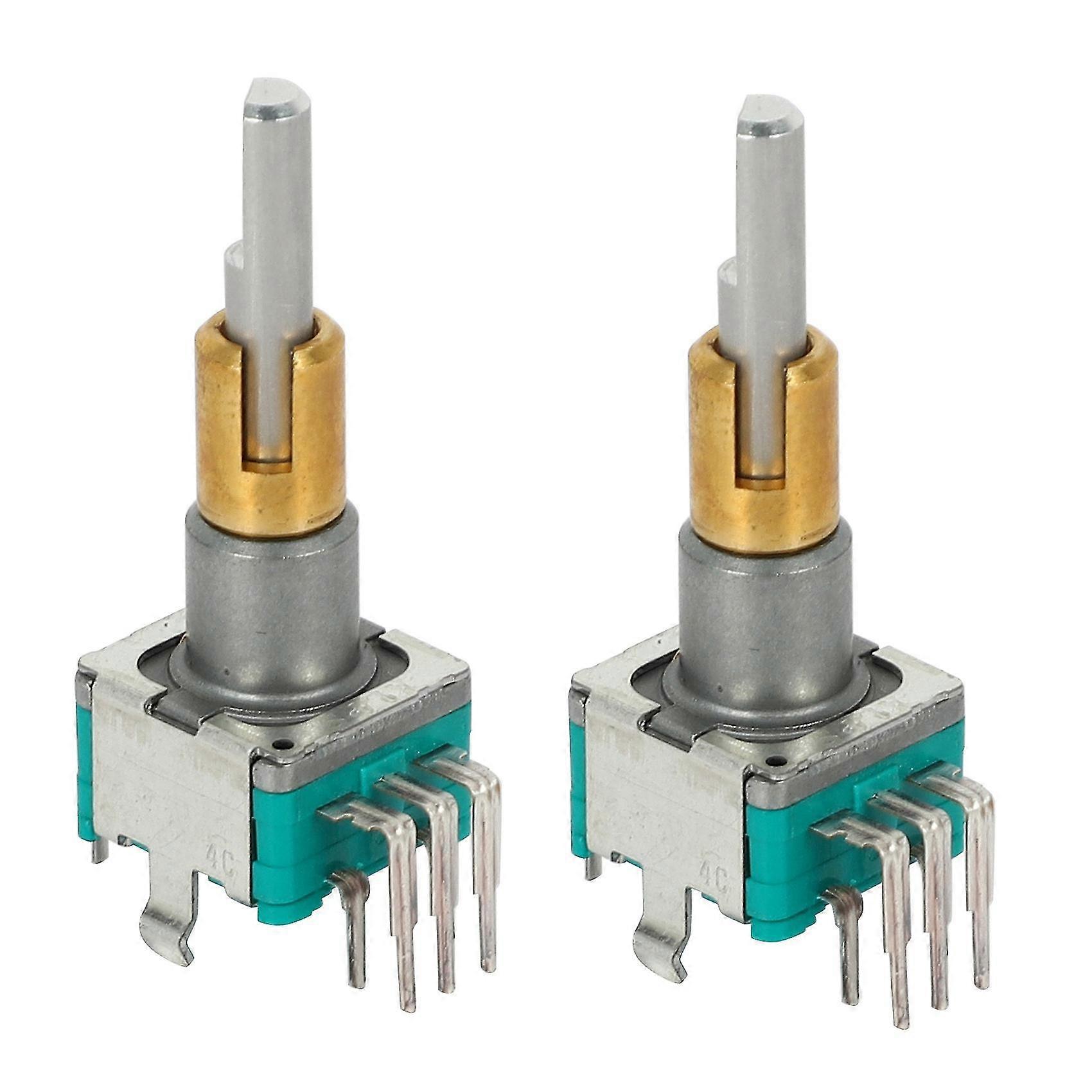 2x Ec11ebb24c03 Doppelachsen-encoder Mit Schalter 30 Positionierungsnummer 15 Impulspunktgriff 25 Mm