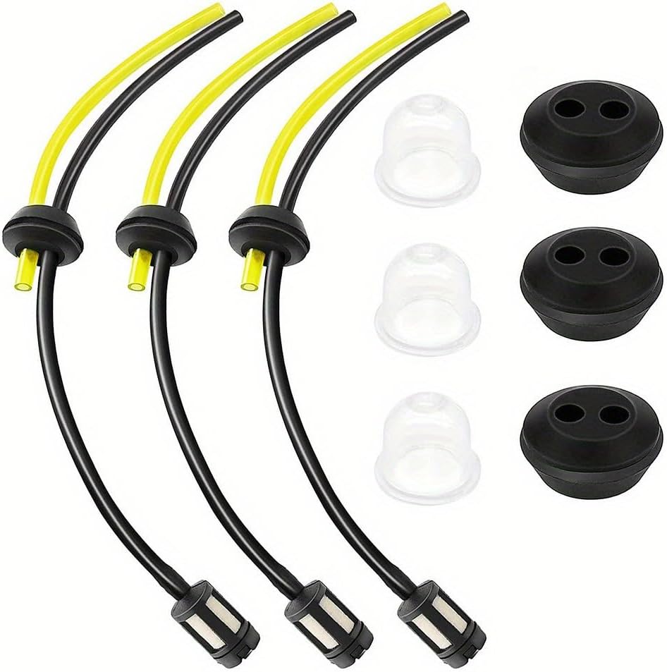 Gartenzubehör, Hochwertiges Schlauch- Und Ölfilterset Für Kettensägen, Rasenmäherzubehör (3 Sets)