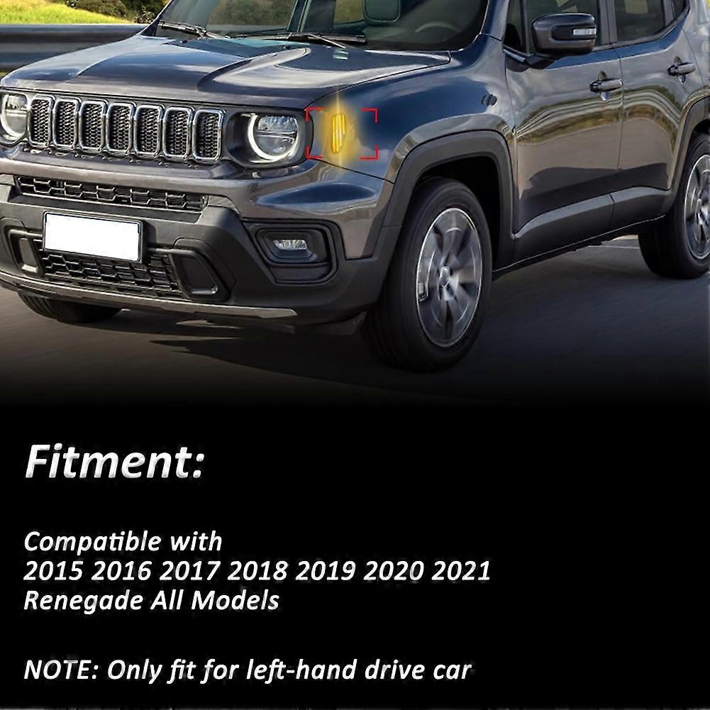 Kompatibel Mit Jeep Renegade Bu 2014–2021, Umrüstsatz Für Led-frontseitenmarkierungsleuchte, Blinkerleuchte, 68256049aa, Ch2551134
