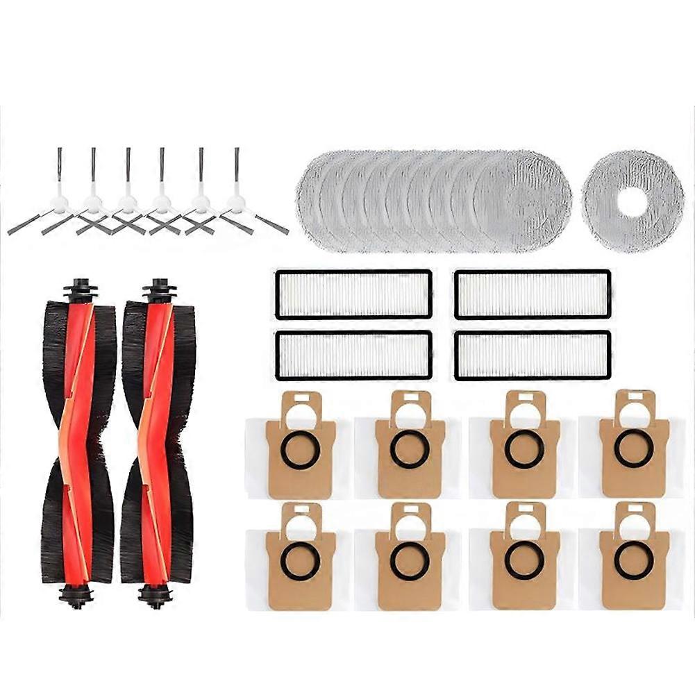 Set Mit 30 Ersatzteilen, Die Mit Dem Roboterstaubsauger Xiaomi X20+ / X20 Plus Kompatibel Sind
