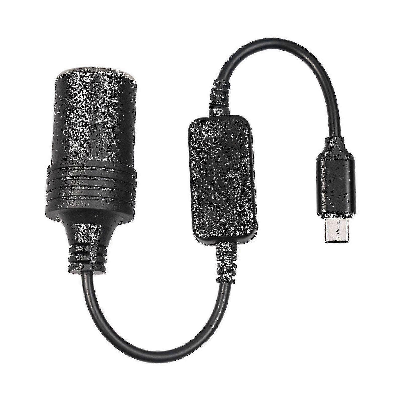 Usb-c-typ-c-zu-12-v-auto-zigarettenanzünder