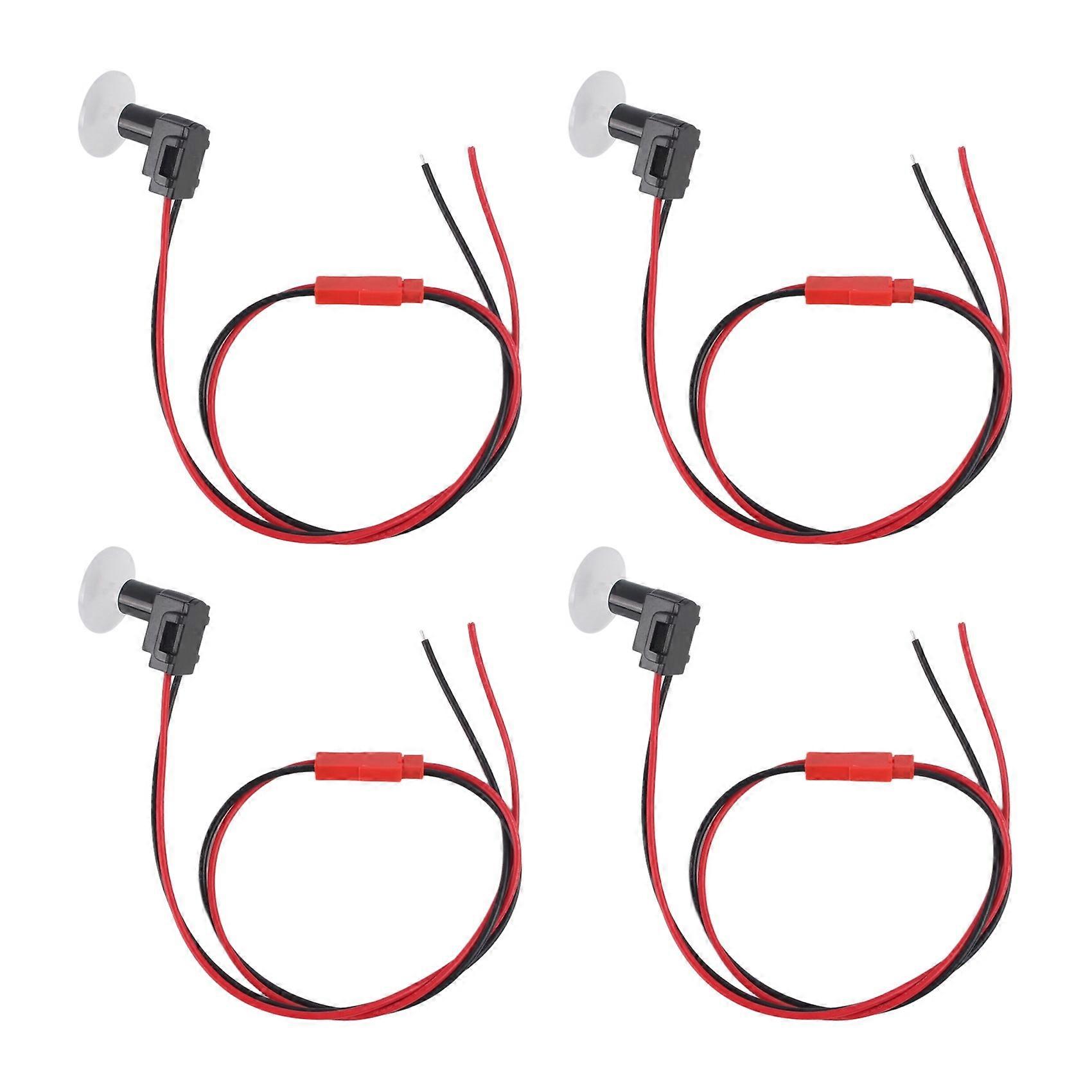 4 Stück Weißes Licht, Hell, 12 V, Autotür-schüssel-licht, Verdeckte Installation, Türgriff-licht, Led-aufbewahrungsbox-licht