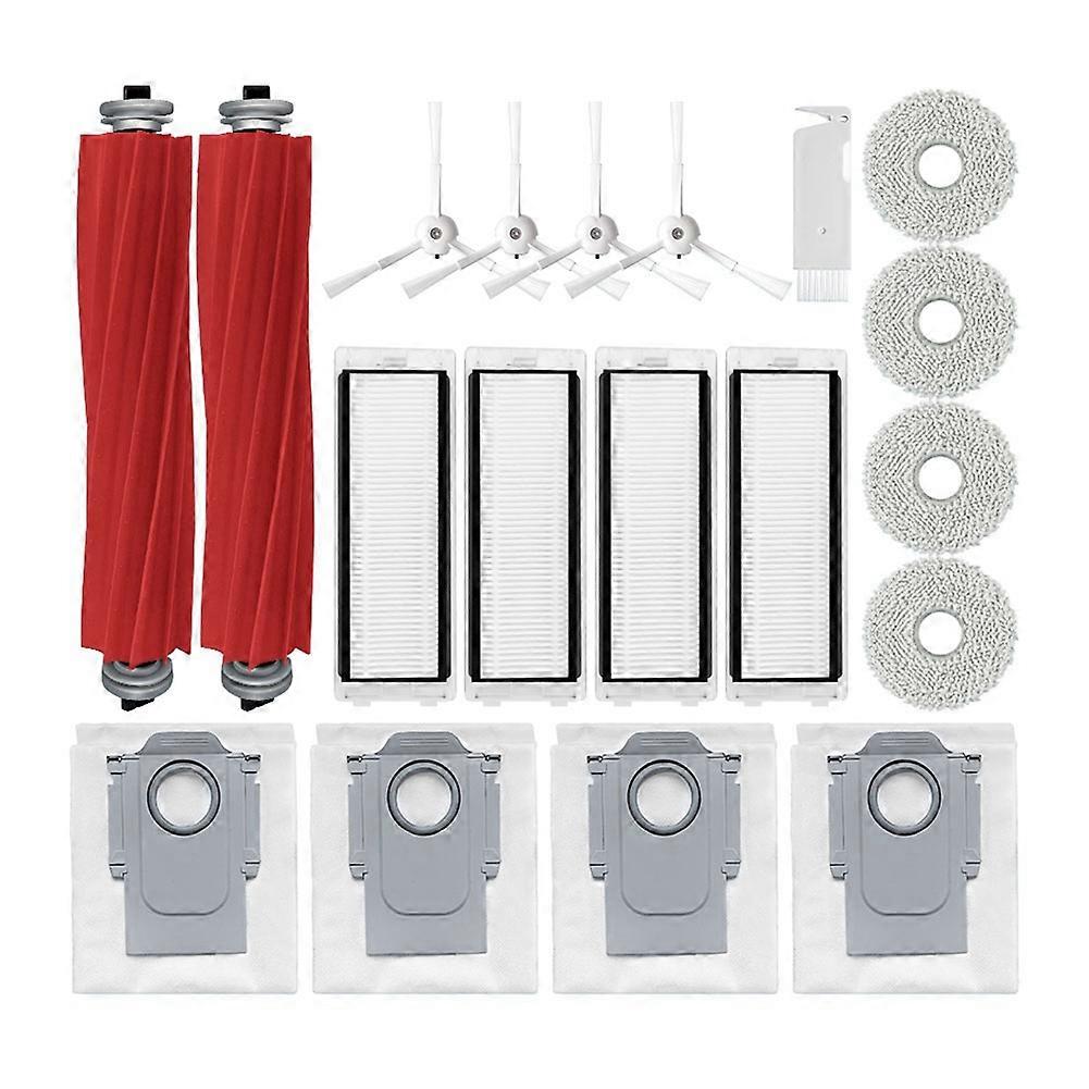 Ersatzzubehör Für Den Roboterstaubsauger Q/p10 A7400rr: Hauptbürste, Hepa-filter, Reinigungstuch Und Staubbeutel.