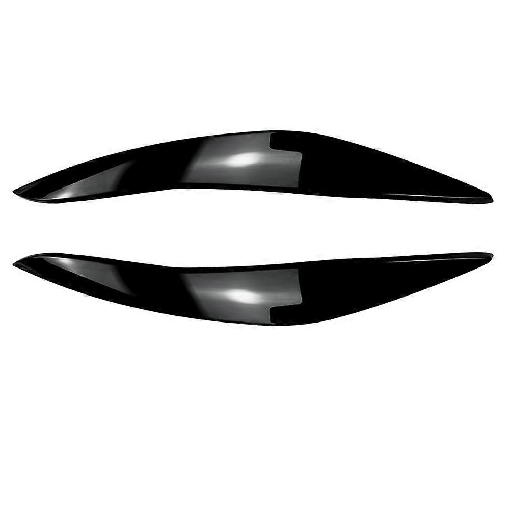 Für 5er F10 F11 Anfang 2011–2014, Glänzend Schwarz, Frontscheinwerfer-abdeckung, Zierleiste, Abdeckung, Augenbrauen