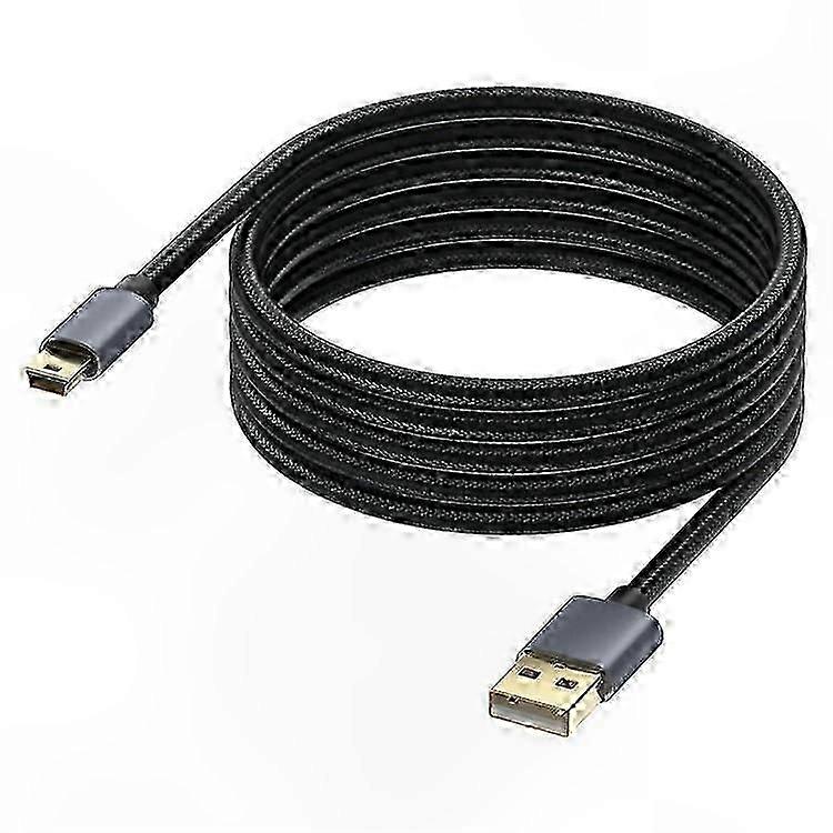 10 M Langes Usb 2.0-auf-mini-b-stecker-ladekabel Für Ps3-controller, Mp3-player-kamera