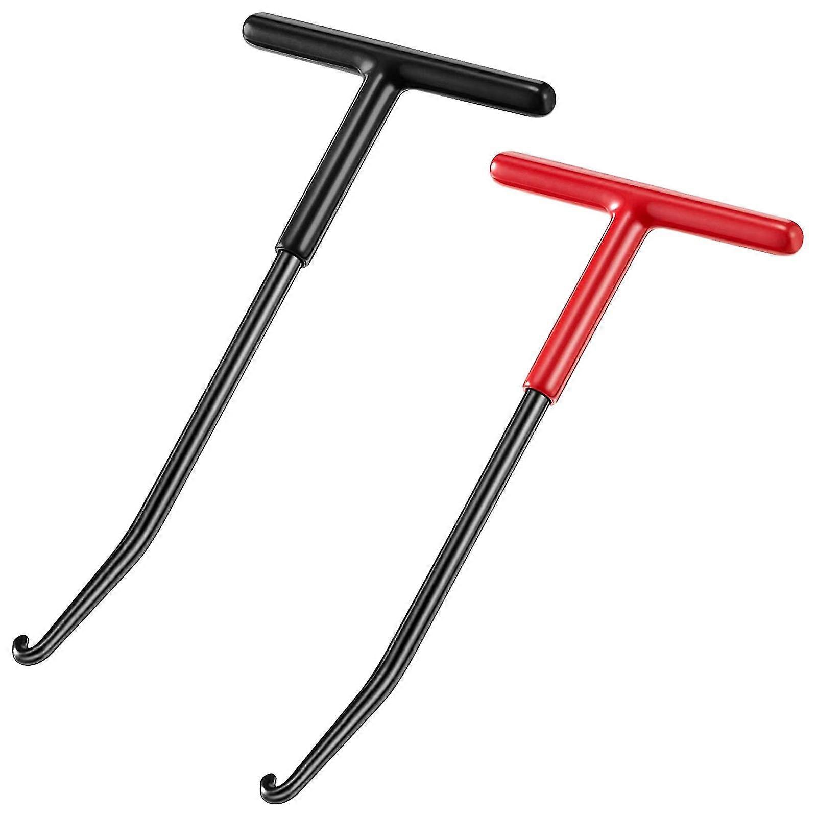 2 Stück Auspuff-feder-abzieher-werkzeug, Motorrad-auspuff-federhaken Für Dirt Bike (rot + B)