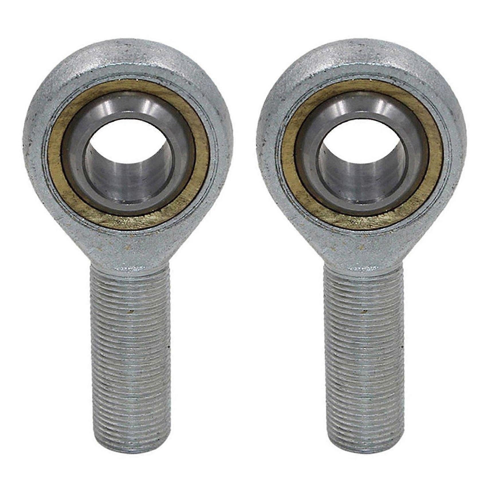 2x Außengewinde, Metrisches Gelenkende, Gewindestange, Einzellager, Sphärisches Lager – M12, 12 Mm