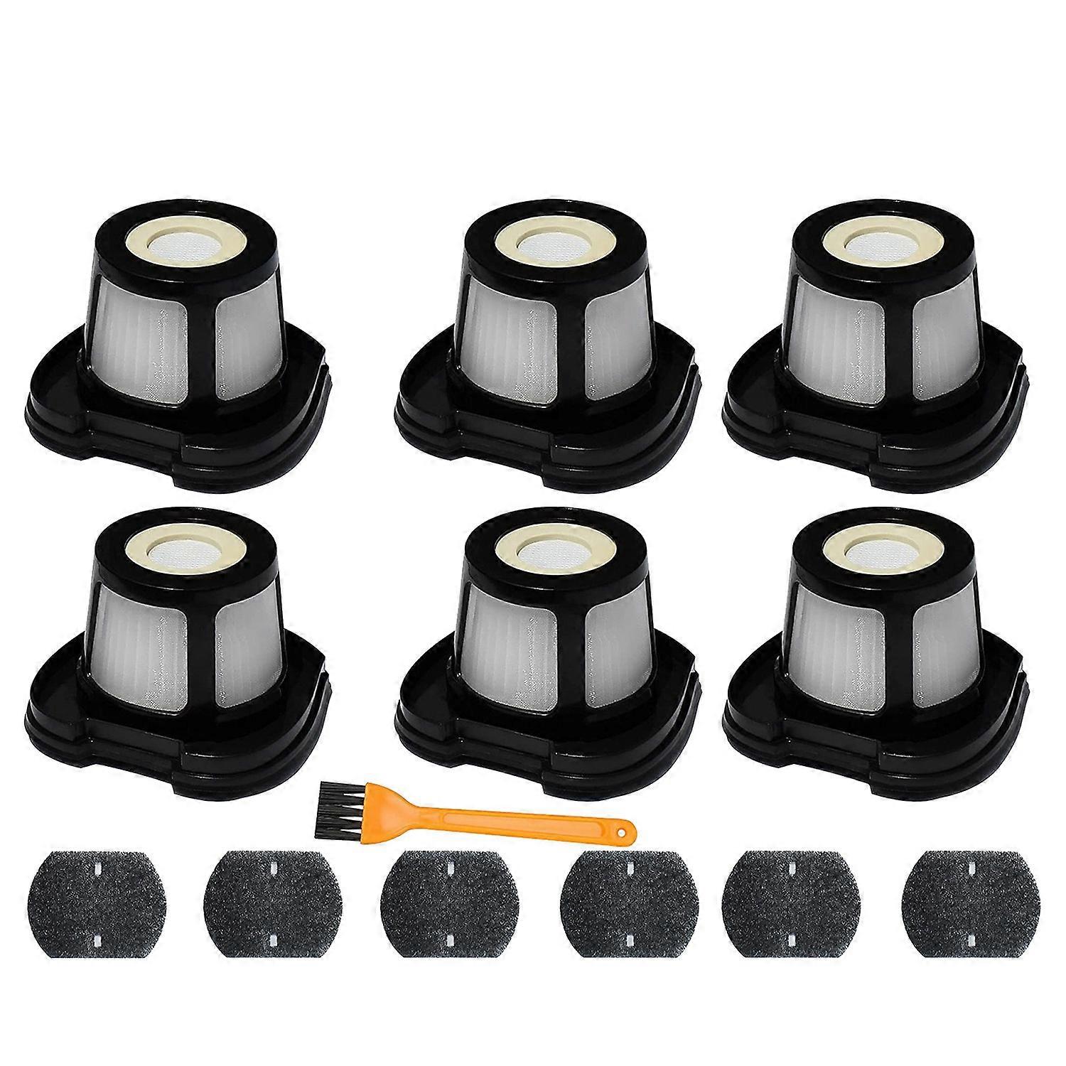 Packung Mit 6 Ersatzfiltern Für Tierhaar-radiergummi-handstaubsauger 2284w, 2390, 2389, 2390a, Ersatzteil Für 16