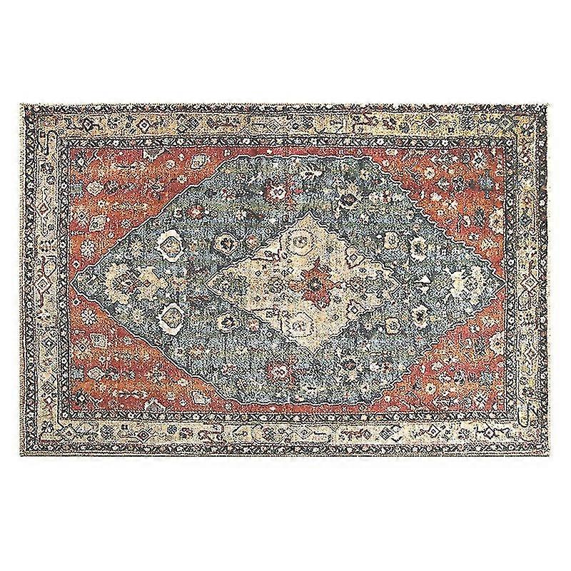Distressed-eingangsteppich, Böhmische Fußmatte, Bodenmatte Aus Kunstwolle Für Den Innenbereich, Küche B