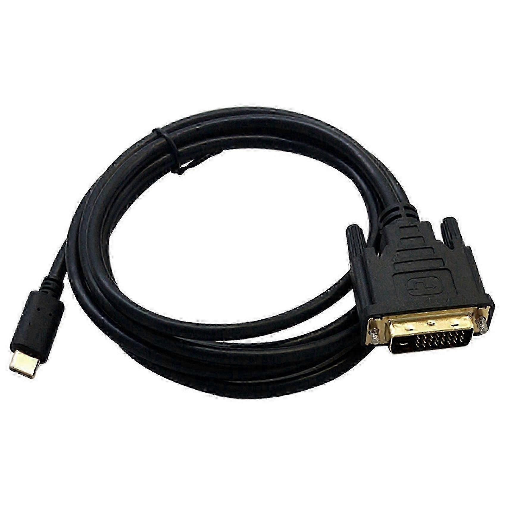 1,8 M Langer Usb-typ-c-auf-dvi-adapter Mit 4k-auflösung, 24+1 Pin Und 30 Hz Bildwiederholfrequenz, Kompatibel Mit Den Modellen 2017/2016