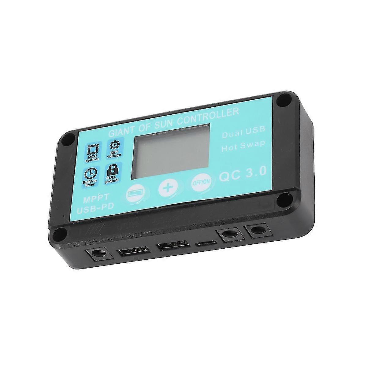 Mppt Solarladeregler Mehrfachschutz Solar Qc3.0 Controller Mit Lcd-display (30a)