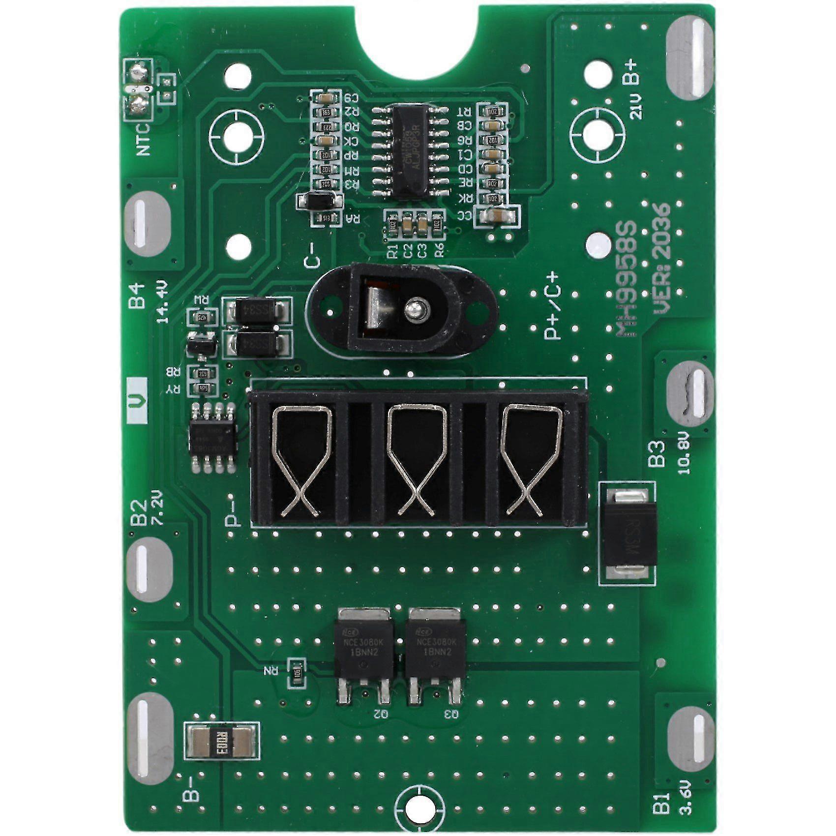 2 Stück Bms 5s 20a 18v 21v Li- Electric Bank Char Board Ntc Temperature Conne