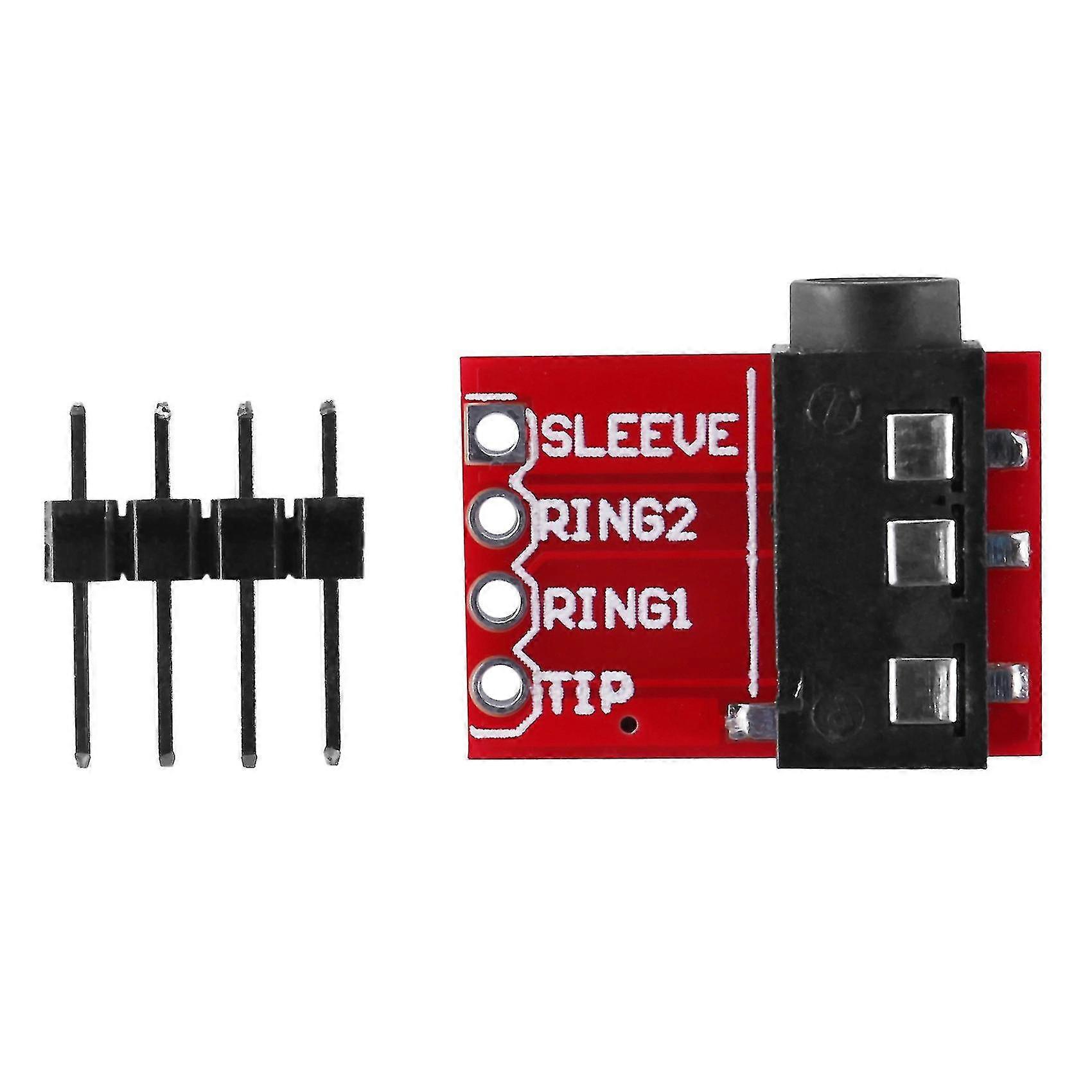3,5 Mm Trrs-buchse Breakout Board Kopfhörer Video Audio Mp3 Professionelles Anschlussmodul