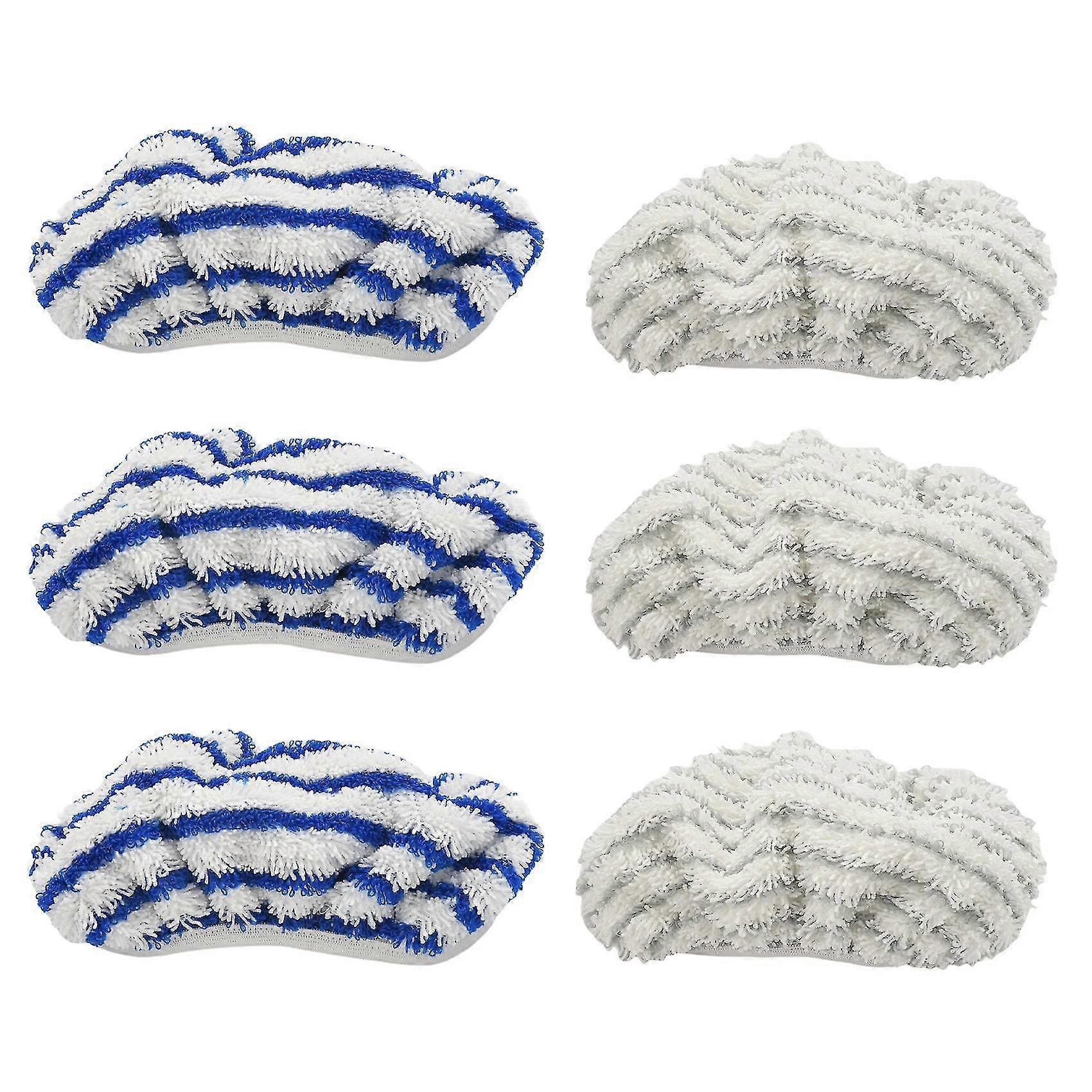 6 Stück Mikrofaser-tuchpads Als Ersatz Für Clean&steam Zr005801 Reinigungszubehör, Waschbar Und Wiederverwendbar