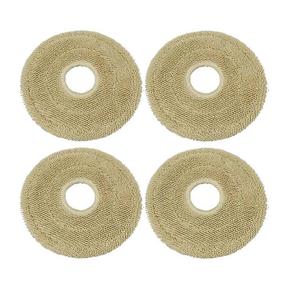 Packung Mit 4 Waschbaren, Weichen Mikrofaser-ersatztüchern Für Den Staubsauger Mova Mobius 60, Ideal Zum Reinigen Von Böden.