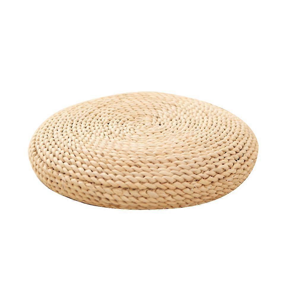Runder Pouf, Natürlich, Handgefertigt, Webkissen, Füllung, Seidenkissen, Weiche Yoga-stuhlmatte, Tatami
