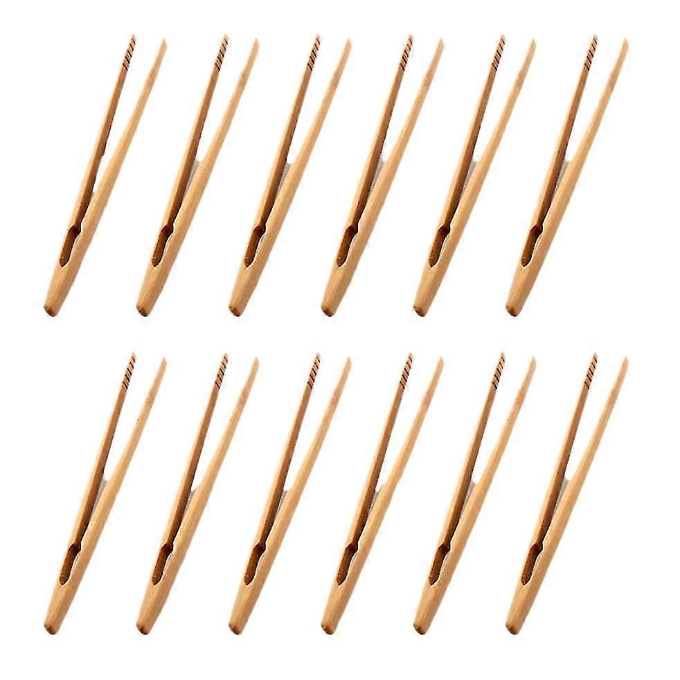 20 Stücke Brot Holz Toast Zange Küchenhelfer Grill Grillen Zange Brot Dessert Zucker Eis Clip Kochen Ba