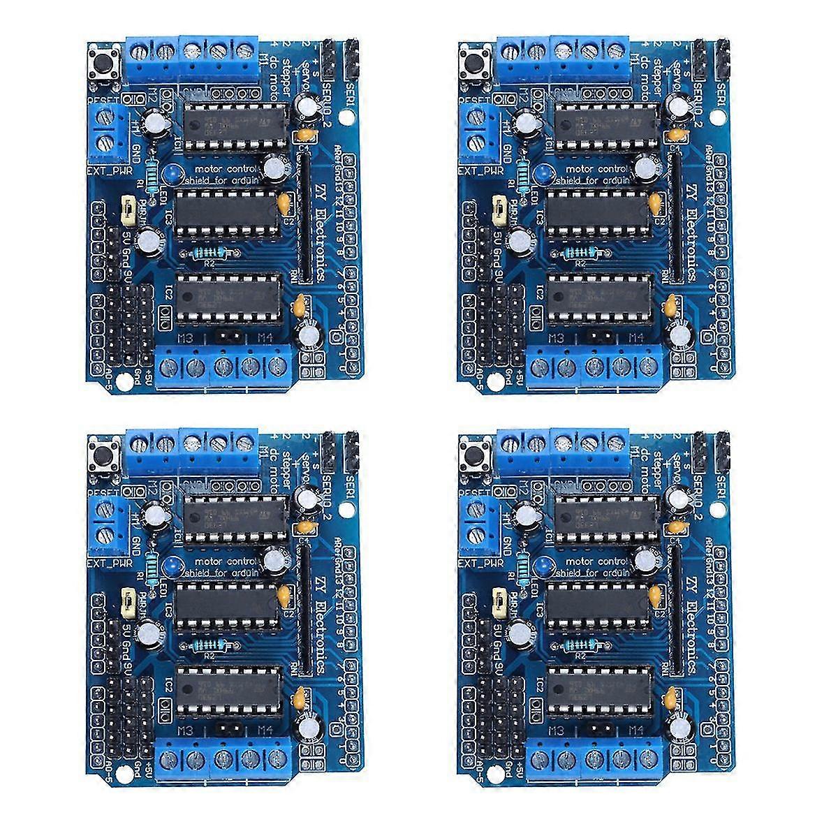 4 Stück L293dmotor Multifunktions-steuermotor-erweiterungsplatine Motorantriebsmotorplatine