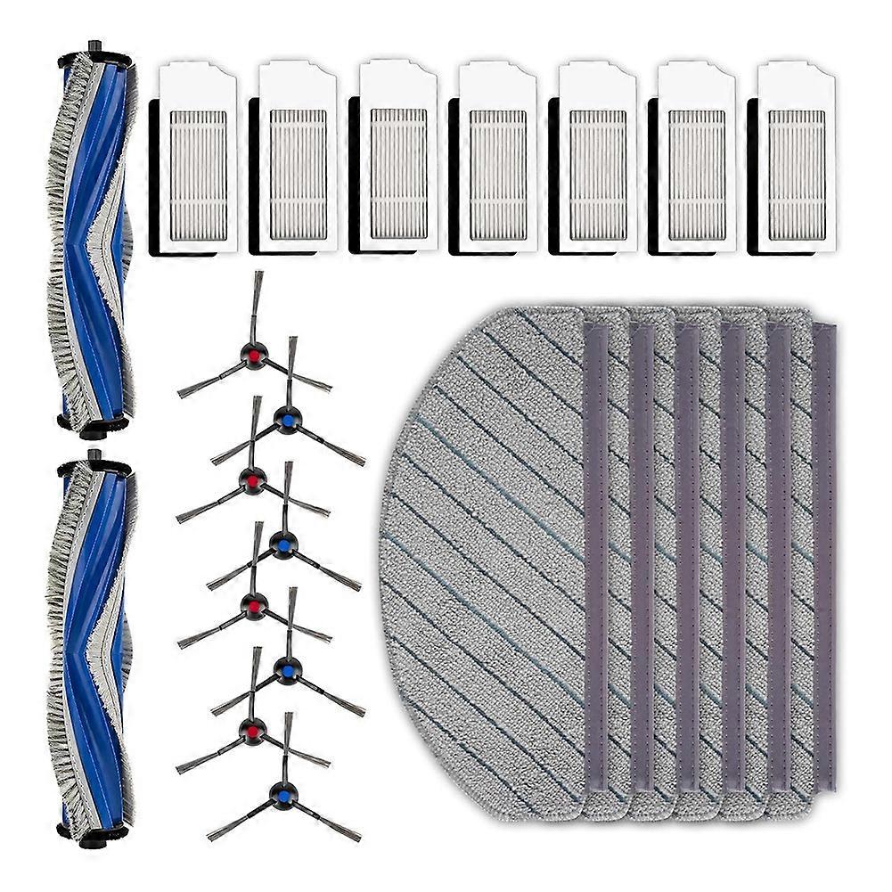 Set Aus Rotierenden Bürsten, Seitenbürsten, Hepa-filtern Und Reinigungstüchern Für Den Roboterstaubsauger Ecovacs Deebot N20 Plus/n20 Pro Plus