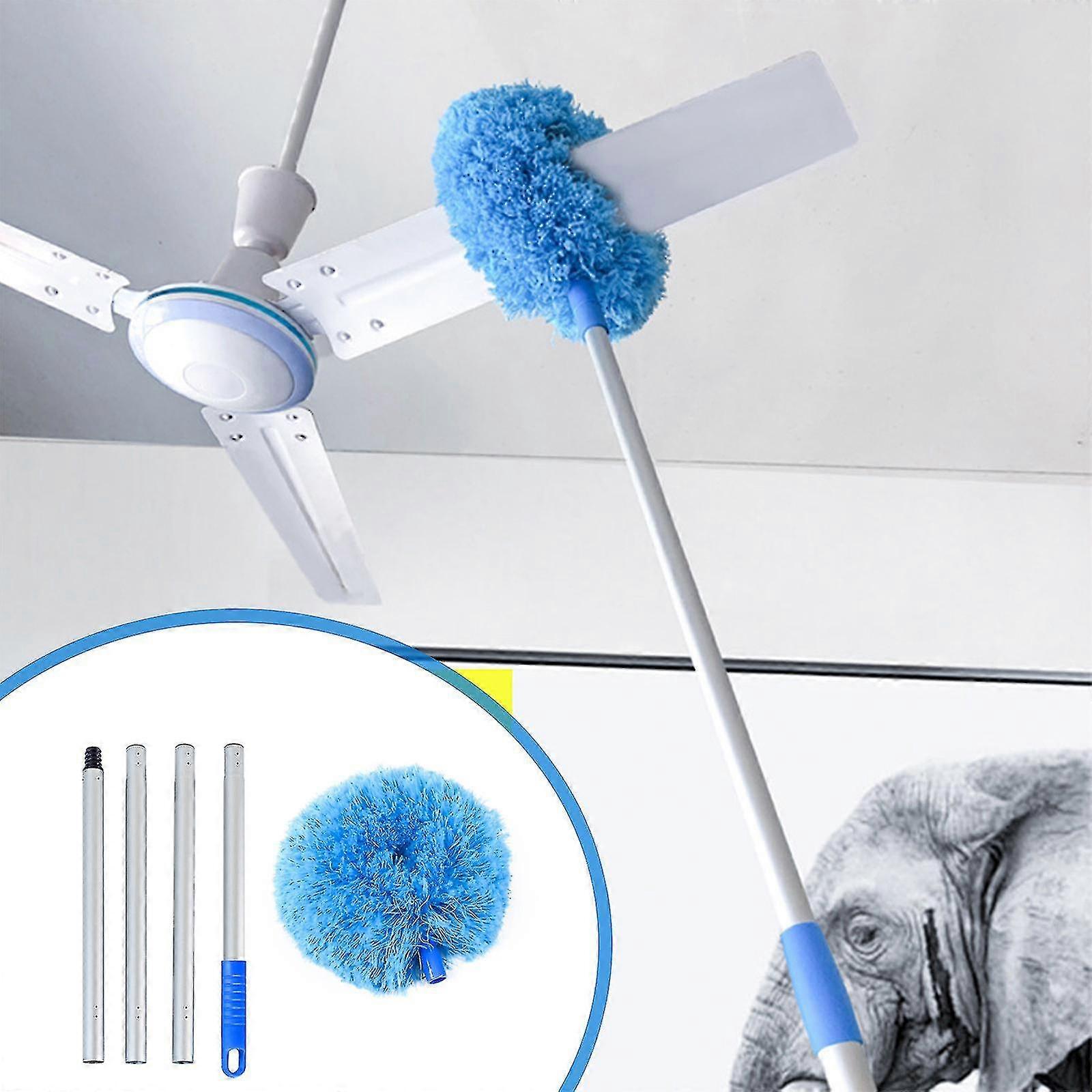 Deckenventilator-staubwedel, Staubwedel Zum Reinigen, Mikrofaser-staubwedel Mit 47-zoll-verlängerungsstange, Staubwedel Zum Reinigen Von Deckenventilatoren, Hohen Decken, Möbeltyp
