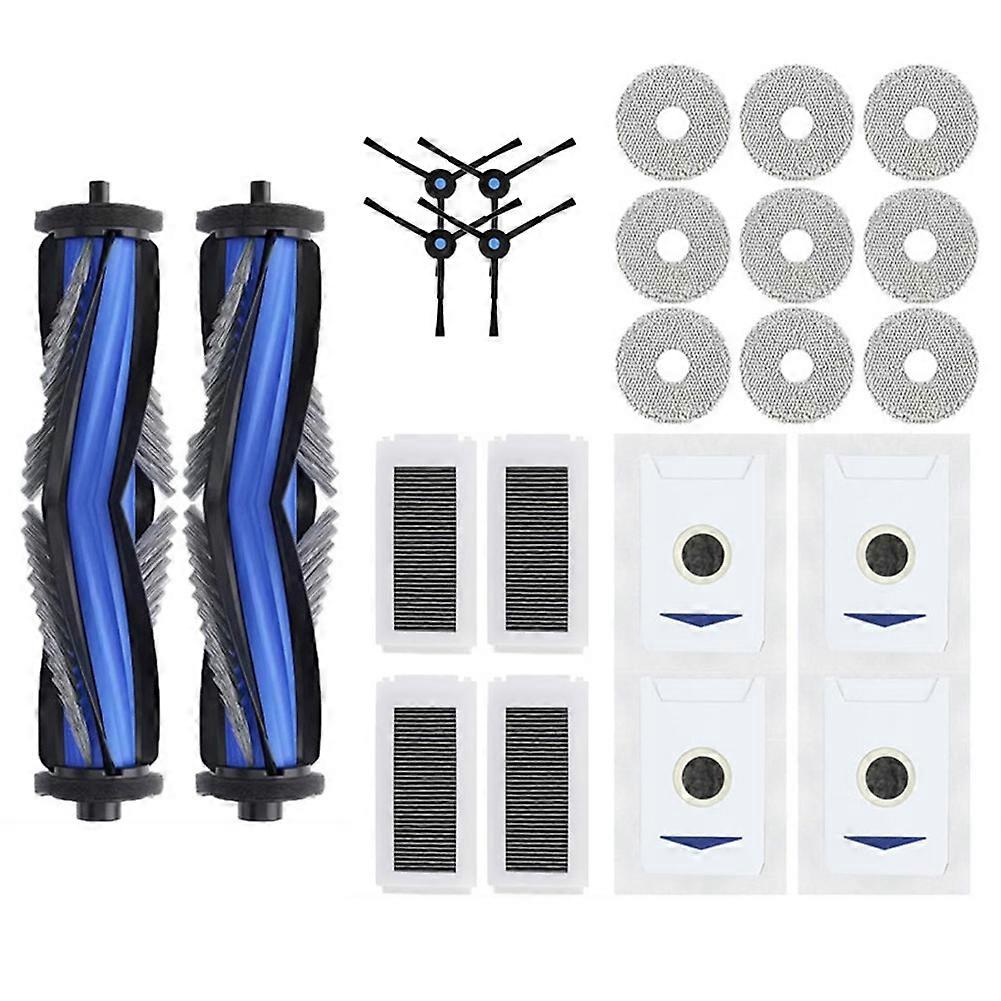 Für Ecovacs Deebot N30 Omni / N30 Pro Omni Roboterstaubsauger Zubehör Hauptseitenbürste Hepa-filter Lappen Staubbeutel Teilesatz