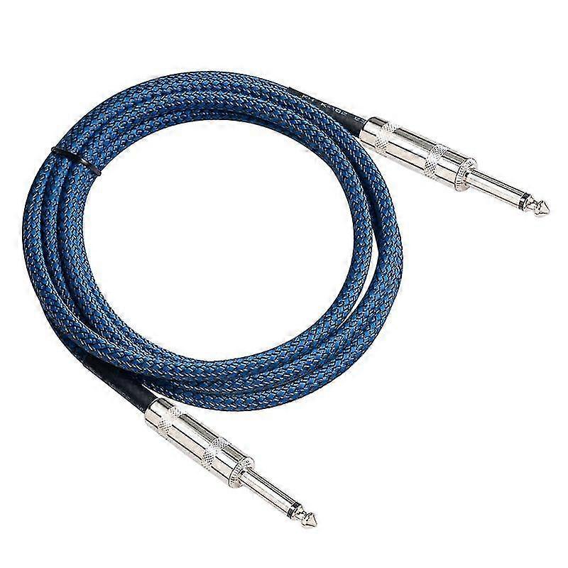 6,35-mm-e-gitarrenkabel, Elektrobox-audiokabel, Rauschunterdrückung, Geflochtene Und Abgeschirmte Leitung