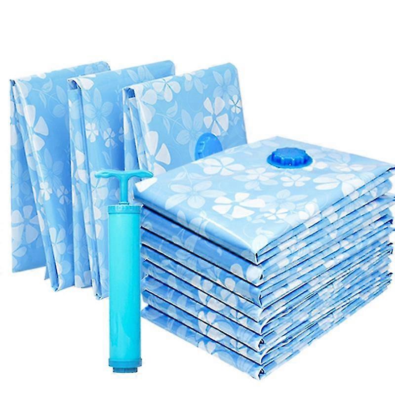 11 Stück Verdickte Vakuum-aufbewahrungstasche, Stoff-kompressionsbeutel, Wiederverwendbare Decke, Kleidung, Quilt-organizer