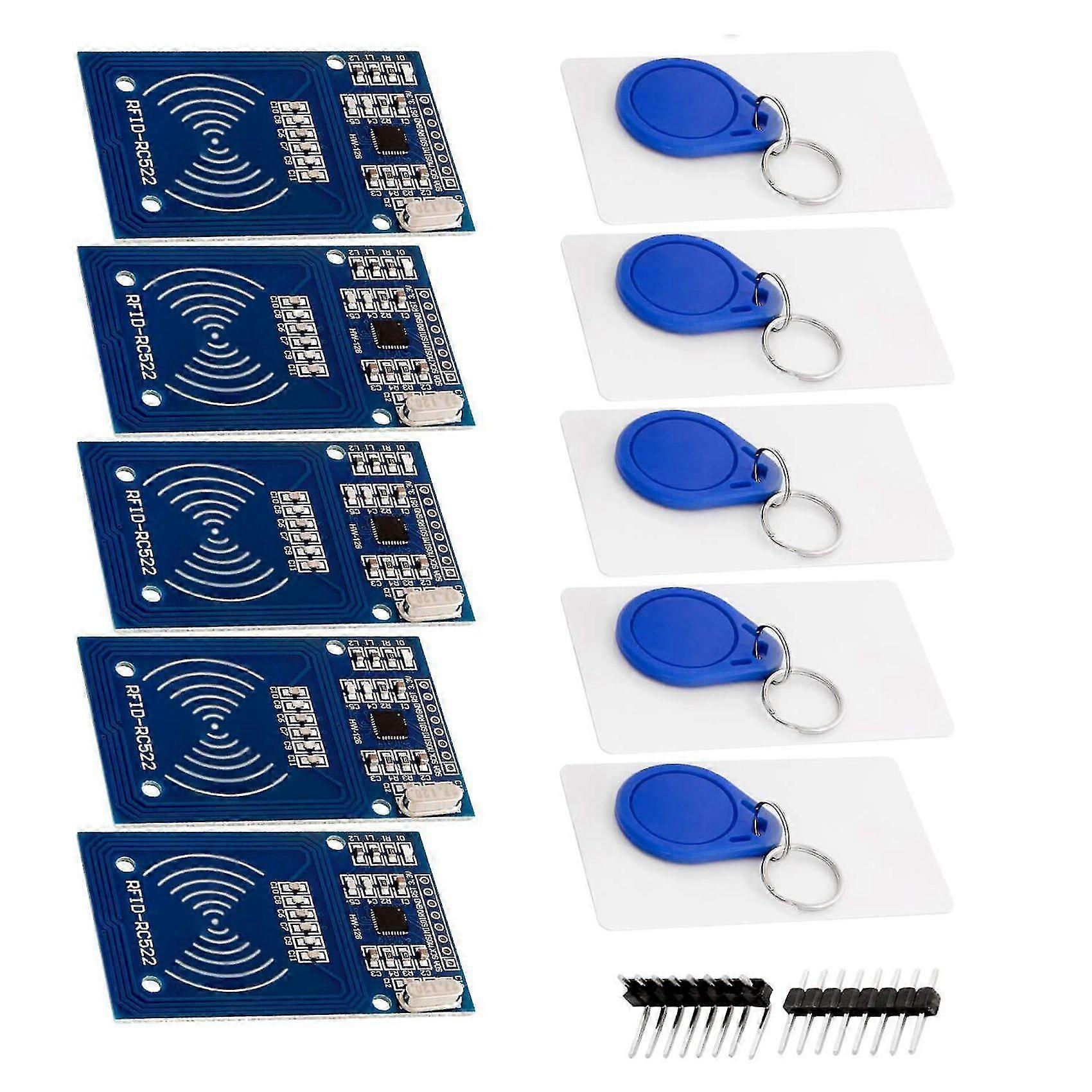 Rc522 Rfid-kit Mit Lesegerät, Chip Und 13,56-mhz-spi-karte, Kompatibel Mit Arduino-kompatibel Und Raspberry Pi-kompatibel