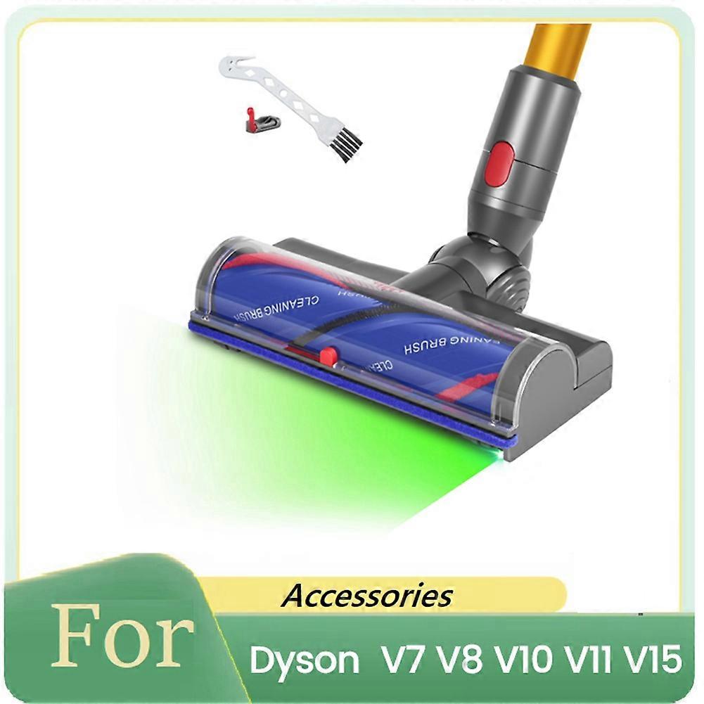 Verbessertes Anti-tangle-reinigungskopf-set Für V7-, V8-, V10-, V11- Und V15-staubsauger Mit Led-staubsensor