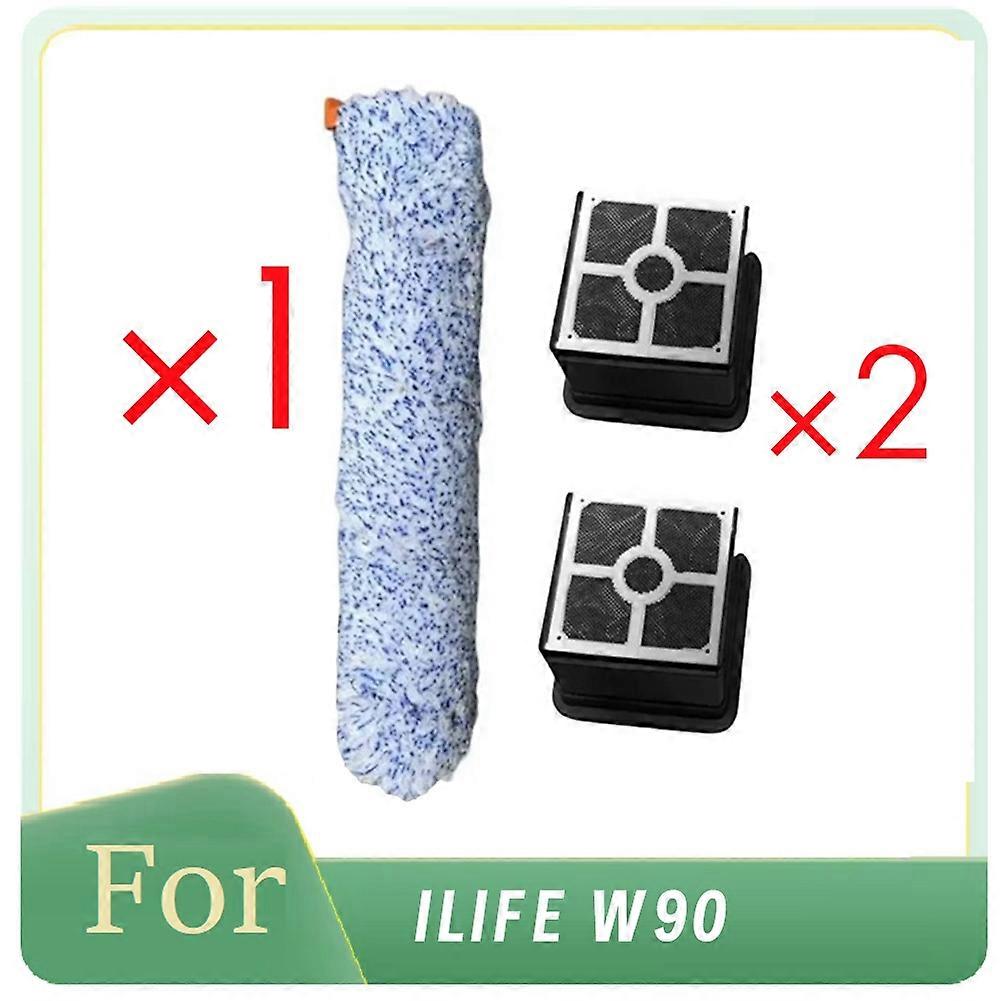 Rotierende Bürste Mit 2 Filtern Für Den Kabellosen Roboterstaubsauger Ilife W90 (zubehör Für Intelligente Trockenreinigung).