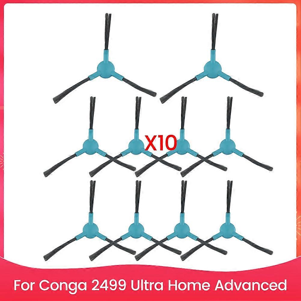 10er-pack Seitenbürsten Für Conga 2499 Ultra Home Advanced Roboter-staubsauger (ersatzteile Im Lieferumfang Enthalten)