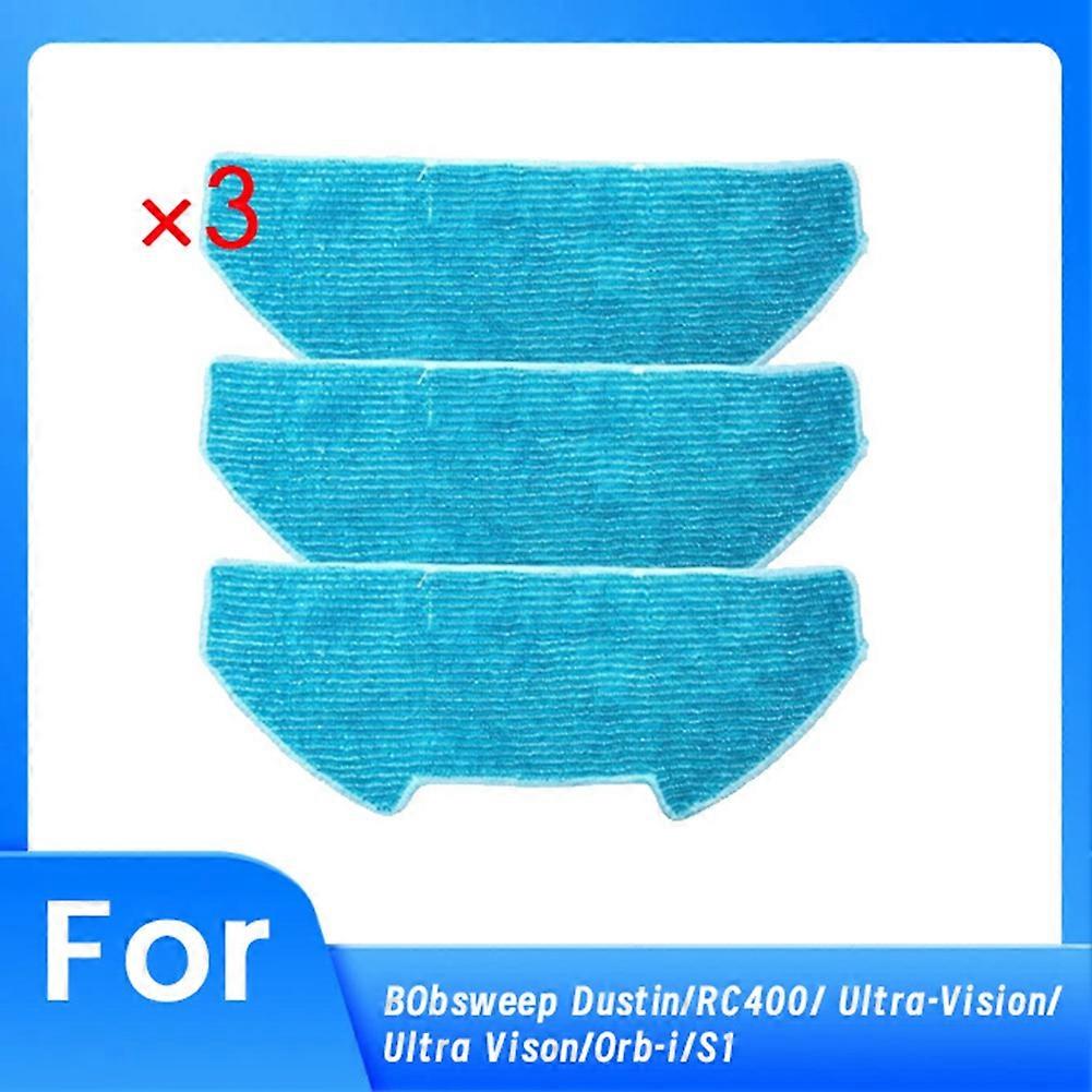 Packung Mit 3 Ersatztüchern Für Bobsweep Dustin/rc400/ultra-vision/orb-i/s1 Staubsaugerbesen