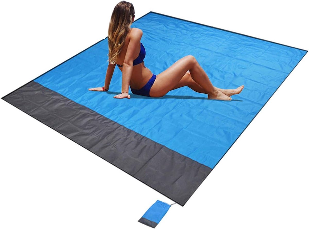 Picknickdecke - 210 X 200 Cm - Strandmatte - Outdoor-teppich - Wasserdichte Picknickdecke - Faltbare Und Sandabweisende Stranddecke - Campingdecke - Geeignet Für Picknick, Camping Und Spielplatz